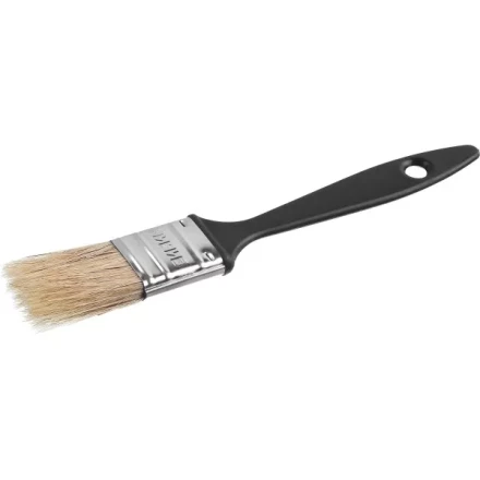 Кисть плоская СИБИН, пластиковая ручка, светлая щетина, 25мм 01008-025 купить в Ханты-Мансийске