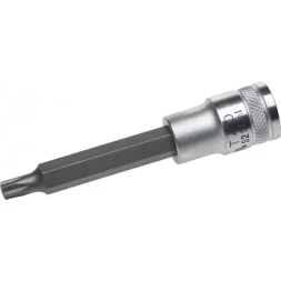 Торцовая бита-головка KRAFTOOL "INDUSTRIE QUALITAT", удлиненная, материал S2, TORX, сатинированная, 1/2", Т40 27906-40_z01