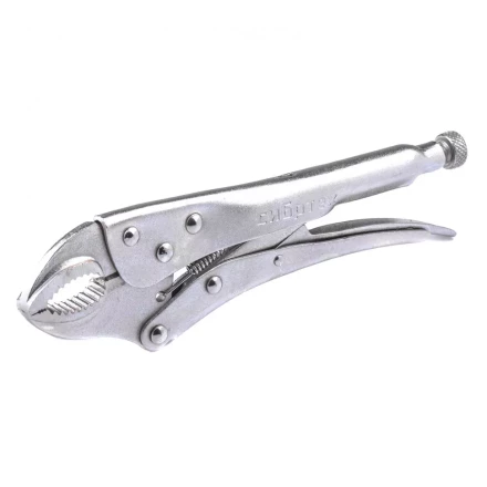 Зажим ручной полукруглый захват 220 мм Сибртех 18422 купить в Ханты-Мансийске