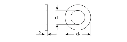 Шайбы DIN 125A пакет серия МАСТЕР купить в Ханты-Мансийске