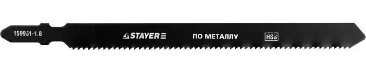 Полотна STAYER "PROFI", T318B, для эл/лобзика, HSS, по металлу (2,5-6мм), EU-хвост., шаг 1,8мм, 110мм, 2шт 159951-1.8_z01 купить в Ханты-Мансийске