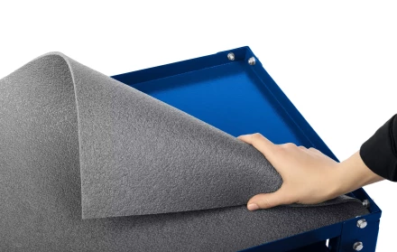 ЗУБР 820 х 405 х 955 мм, инструментальная тележка с выдвижным ящиком + 2 полки, Профессионал (38914) купить в Ханты-Мансийске