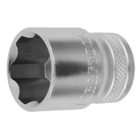 Торцовая головка KRAFTOOL "INDUSTRIE QUALITAT", Cr-V, SUPER-LOCK, хромосатинированная, 1/2", 22 мм 27801-22_z01