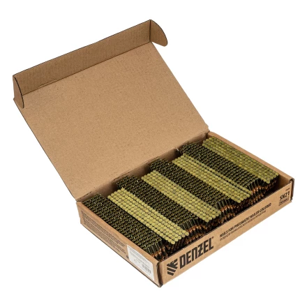 Гвозди для пнев. нейлера (крашен.) длина 50 мм диаметр 2.9 мм, 2000 шт. Denzel 57692 купить в Ханты-Мансийске