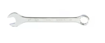 Ключ комбинированный 27 мм CrV полированный хром MATRIX 15172 купить в Ханты-Мансийске