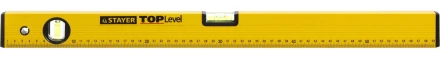 Уровень STAYER &quot;STANDARD&quot; &quot;TOPLevel&quot;, коробчатый, 2 противоударных ампулы, линейка, 60см 3460-060_z03 купить в Ханты-Мансийске