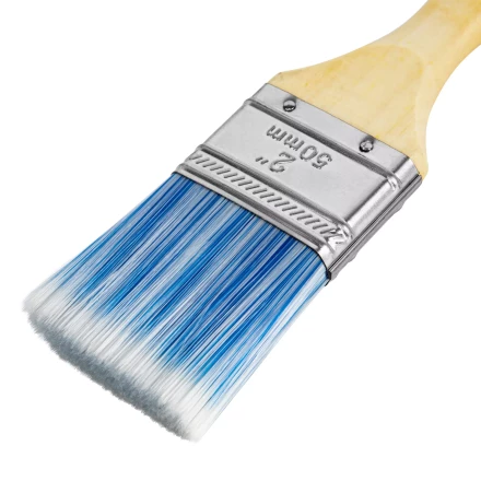 Кисть плоская &quot;Евро&quot; 2&quot;, искусственная щетина, деревянная ручка MTX 83071 купить в Ханты-Мансийске