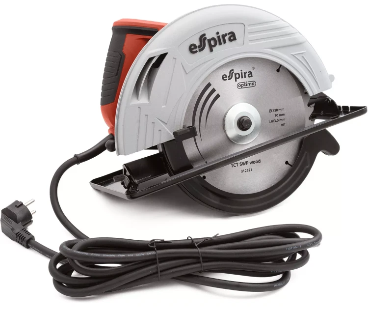 Пила циркулярная ESPIRA CSI-230A (ф230 мм, 220-240В,50/60 Гц, мощность 2500 Вт, 3900 об/мин), 401252 купить в Ханты-Мансийске