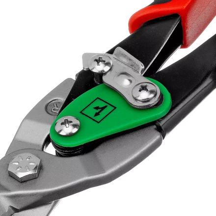 Ножницы по металлу Matrix, 250 мм, правый рез, сталь CRMO, двухкомпонентные рукоятки, PRO 78324 купить в Ханты-Мансийске