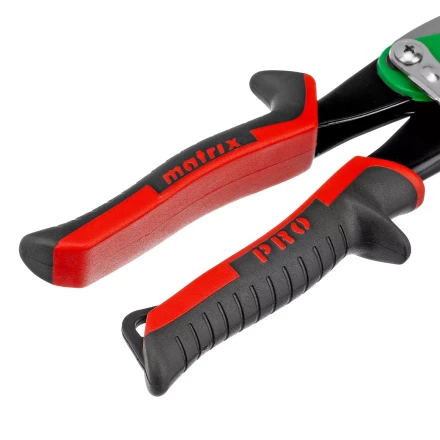 Ножницы по металлу Matrix, 250 мм, правый рез, сталь CRMO, двухкомпонентные рукоятки, PRO 78324 купить в Ханты-Мансийске