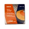 Щетка для УШМ М14/100 мм выгнутая сталь прямая VMX 511725 купить в Ханты-Мансийске