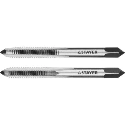 Комплект метчиков STAYER "MASTER", сталь 9ХС, М5х0,8, 2 шт 28025-05-0.8-H2