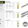 Комплект метчиков STAYER "MASTER", сталь 9ХС, М5х0,8, 2 шт 28025-05-0.8-H2 купить в Ханты-Мансийске