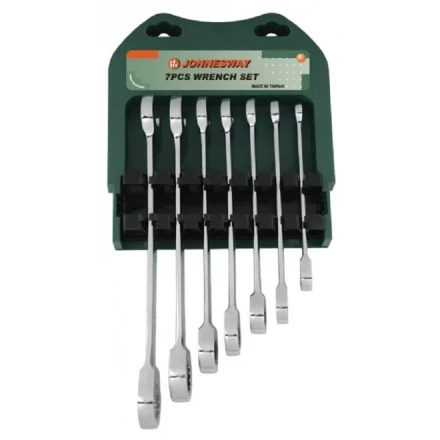 Набор ключей комбинированных трещоточных 10-19мм 7предметов Jonnesway W45107S 47741 купить в Ханты-Мансийске