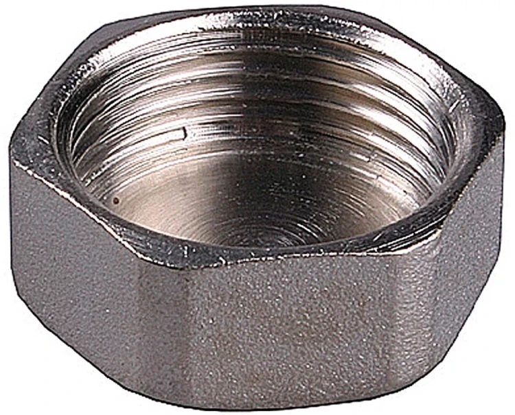 Заглушка GENERAL FITTINGS никелированная латунь, 6-ти гранная головка, внутренняя резьба, 1" 51097-1 купить в Ханты-Мансийске
