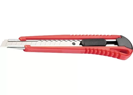 Нож, 9 мм, выдвижное лезвие, металлическая направляющая MATRIX 78909 купить в Ханты-Мансийске