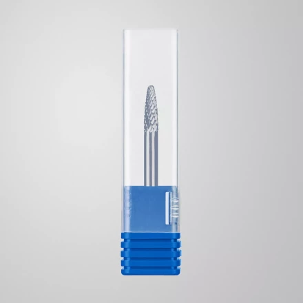 Зубр Твердосплавная борфреза F - парабола с закругленным углом, 6 х 18 мм, радиус 1.5 мм (28805-6-18) купить в Ханты-Мансийске