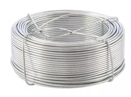 Проволока стальная оцинкованная 2,0 мм длина 50 м Сибртех 47756 купить в Ханты-Мансийске