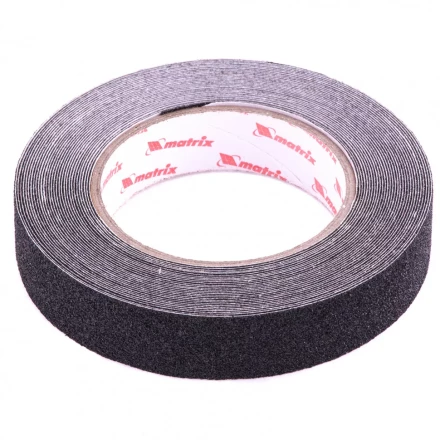 Лента клейкая противоскользящая черная 25 мм x 10 м Matrix 88706 купить в Ханты-Мансийске
