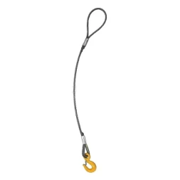 Строп канатный одноветвевой 1СК 2 т L=6.5 м с кч din 2.0 т опрессовка