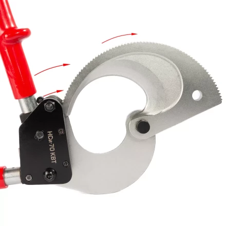 Секторные ножницы диэлектрические КВТ НСи-70 для резки бронированных кабелей до 70 мм (91814) купить в Ханты-Мансийске