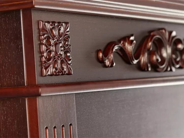 Портал для электрического камина Electrolux Noce 25 шпон темный дуб купить в Ханты-Мансийске