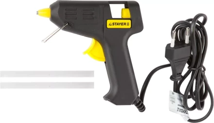 Пистолет STAYER &quot;MASTER&quot; клеевой (термоклеящий) электрический, 10Вт/220В, 7мм 2-06801-10-07_z01 купить в Ханты-Мансийске