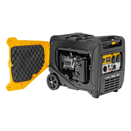 Генератор инверторный GS-4500iSE, 4,5 кВт, 230 В, закрытый корпус,электростартер// Denzel 94714 купить в Ханты-Мансийске