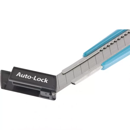 Нож 145 мм корпус ABS-пластик выдв. сегм. лезвие 9 мм SK-5 метал. направляющая GROSS 78895 купить в Ханты-Мансийске