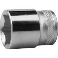 Торцовая головка KRAFTOOL "INDUSTRIE QUALITAT", Cr-V, SUPER-LOCK, хромосатинированная, 1/2", 24 мм 27801-24_z01