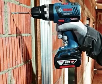 Дрель-шуруповерт аккумуляторная BOSCH GSB 18 V-EC ударная купить в Ханты-Мансийске
