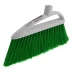 Щетка пластмассовая для подметания пола, премиум, 23 см, без черенка, салатовая щетина, Home Palisad 935575 купить в Ханты-Мансийске