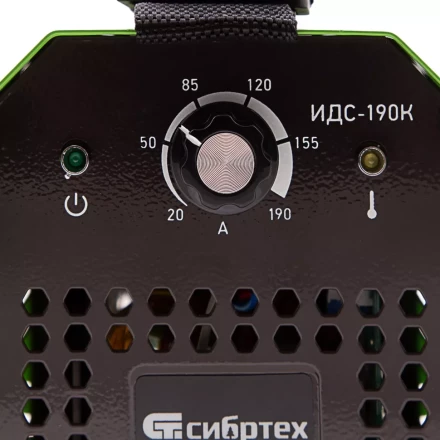 Инверторный аппарат дуговой сварки ИДС-190K, 190 А, ПВ 80%, диаметр электрода 1,6-4 мм Сибртех 94394 купить в Ханты-Мансийске