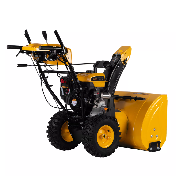 Бензиновая снегоуборочная машина SBL 711D PRO, 302cc, эл.старт, фара, обогрев, блок. дифф.// Denzel 97655 купить в Ханты-Мансийске