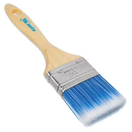 Кисть плоская &quot;Евро&quot; 2.5&quot;, искусственная щетина, деревянная ручка MTX 83072 купить в Ханты-Мансийске