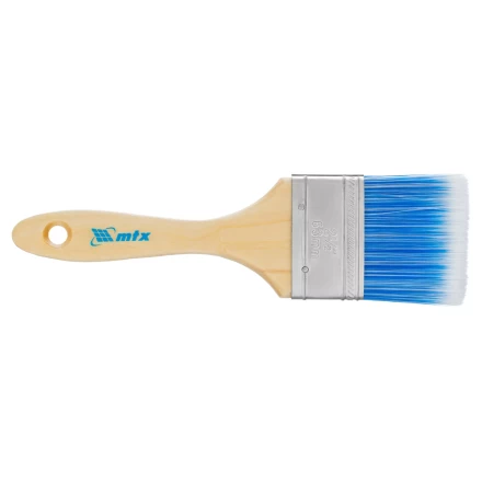 Кисть плоская &quot;Евро&quot; 2.5&quot;, искусственная щетина, деревянная ручка MTX 83072 купить в Ханты-Мансийске