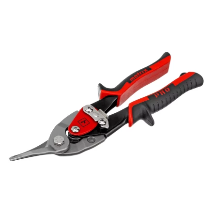 Ножницы по металлу Matrix, 250 мм, левый рез, сталь CRMO, двухкомпонентные рукоятки, PRO 78326 купить в Ханты-Мансийске