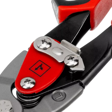 Ножницы по металлу Matrix, 250 мм, левый рез, сталь CRMO, двухкомпонентные рукоятки, PRO 78326 купить в Ханты-Мансийске