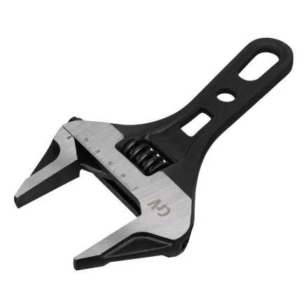 Ключ разводной 185 мм Denzel 15754, CrV, кованый, укороченная рукоятка купить в Ханты-Мансийске