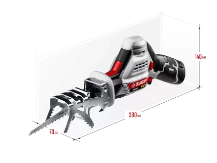 Пила сабельная аккумуляторная СПЛ-121 серия СТАНДАРТ купить в Ханты-Мансийске