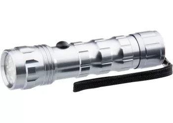 Фонарик светодиодный, алюминиевый корпус, влагозащищённый, 12 Led, 3хААА, Stern 90501
