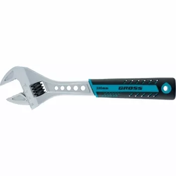 Ключ разводной, 200 мм,CrV, двухкомпонентная ручка  GROSS 15561 купить в Ханты-Мансийске