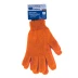 Перчатки трикотажные акрил двойные оранжевый двойная манжета Россия Сибртех 68689 купить в Ханты-Мансийске