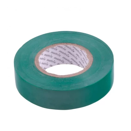 Изолента ПВХ 19 мм х 20 м зеленая 150 мкм Matrix 88781 купить в Ханты-Мансийске