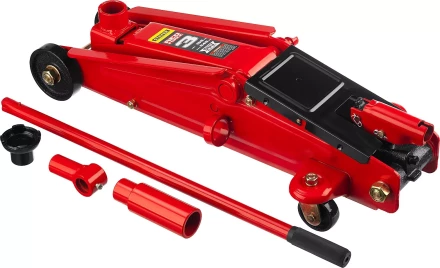 Домкрат гидравлический подкатной &quot;RED FORCE&quot;, для внедорожников, 3т, 155-545мм, STAYER 43157-3 43157-3 купить в Ханты-Мансийске