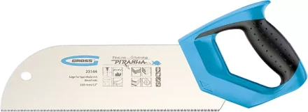 Пила для фанеры с запилом PIRANHA,300 мм/12&quot;,11-12 TPI,зуб 3D,каленый зуб,двухкомп.рукоятка GROSS 23144 купить в Ханты-Мансийске