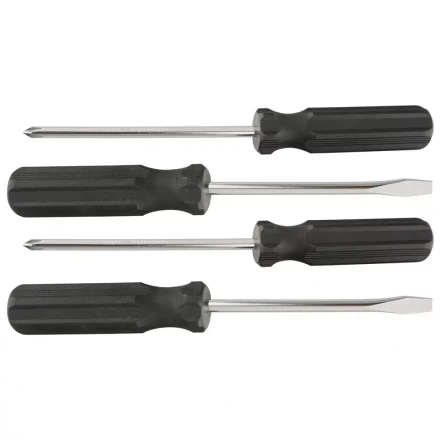 Набор отверток 4шт(SL5x100,6x100 PH1x100,2x100) углеродистая сталь пластиковая  рукоятка  SPARTA 13220 купить в Ханты-Мансийске