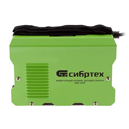Инверторный аппарат дуговой сварки ИДС-220K, 220 А, ПВ 80%, диаметр электрода 1,6-5 мм Сибртех 94395 купить в Ханты-Мансийске