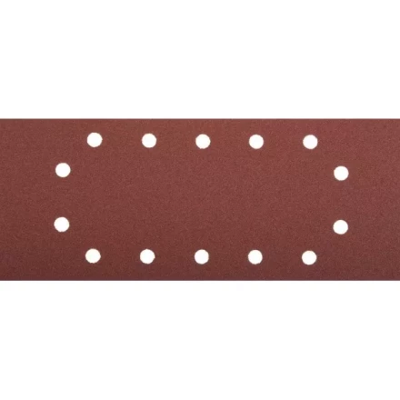 Лист шлифовальный ЗУБР &quot;МАСТЕР&quot;, 14 отверстий, для ПШМ на зажимах, Р80, 115х280мм, 5шт 35594-080 купить в Ханты-Мансийске