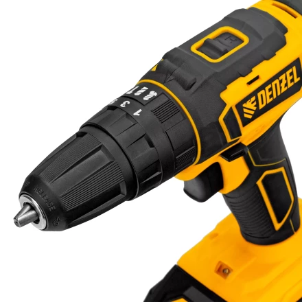 Дрель-шуруповерт аккумуляторная ударная Denzel CID-18-02BM, Li-Ion, 18 В, 2 акк. 26135 купить в Ханты-Мансийске